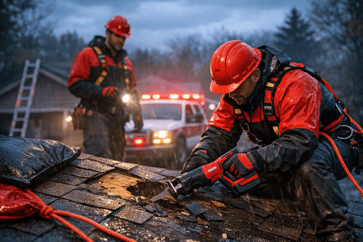 Emergency Services service by Affordable Roofing