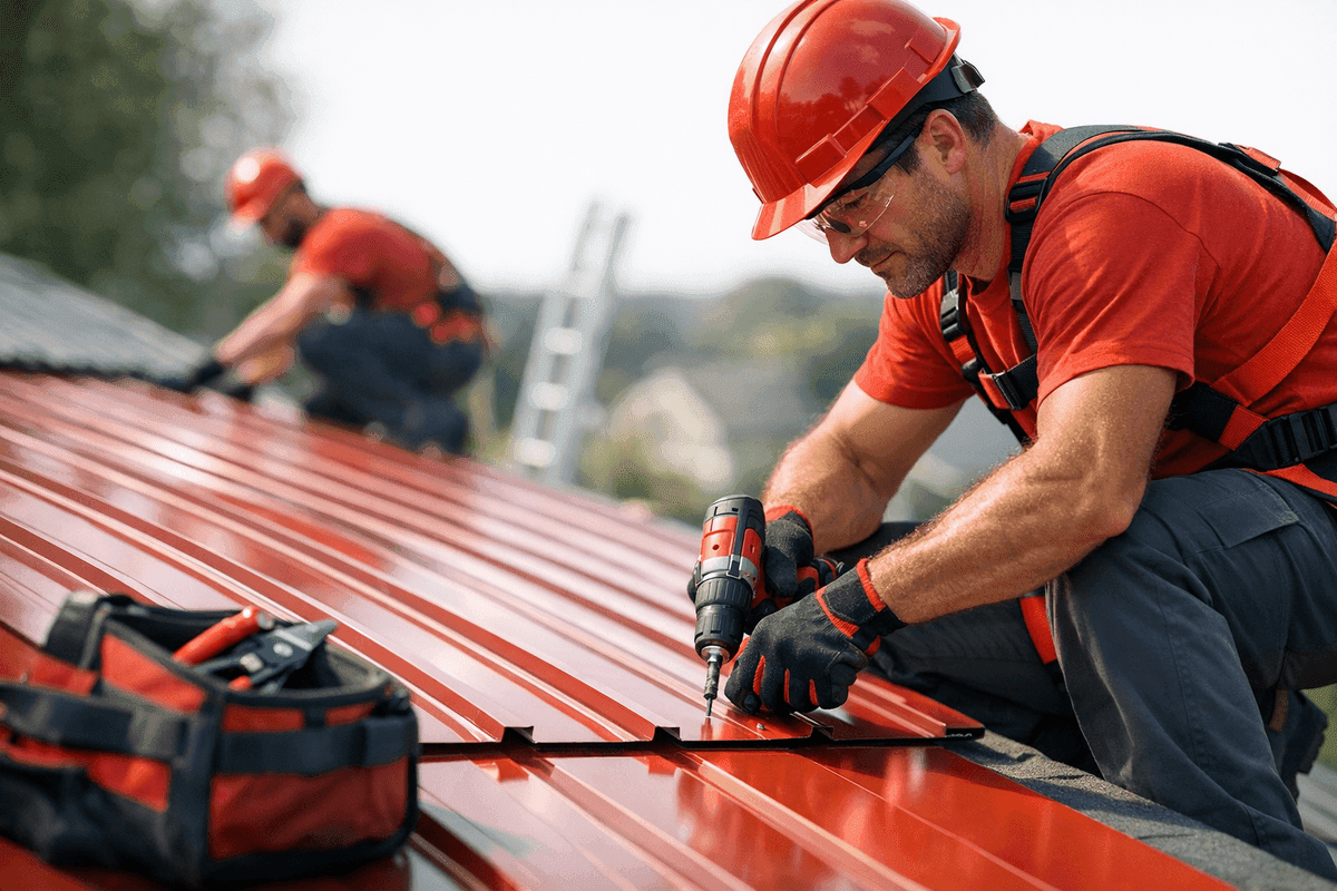 Metal Roofing service by Affordable Roofing