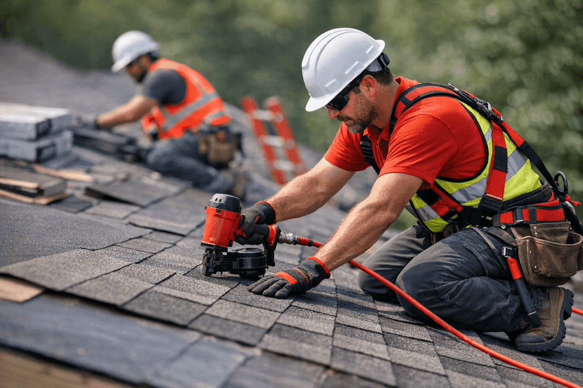Shingle Roofing service by Affordable Roofing