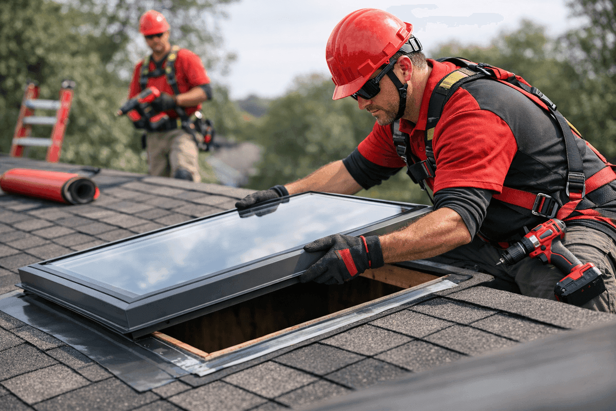 Skylight Installation service by Affordable Roofing